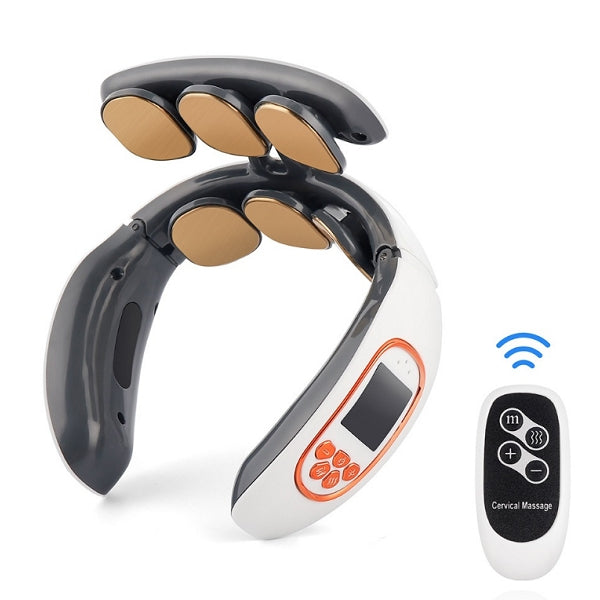 Lisslune | Neck & Shoulder Massager with Heat for Pain Relief - Heat & Pulse Therapy