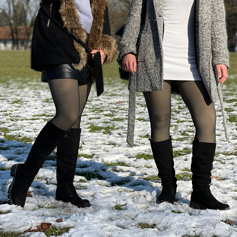 Lisslune | Flawless Legs Fake Transparent Warm Tights