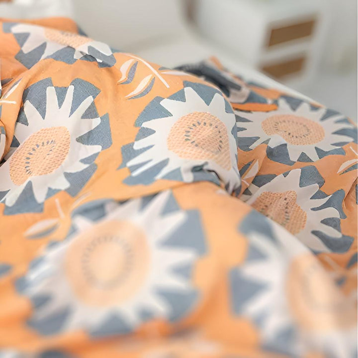 Lisslune | Windmill Flower Patterns Cotton Blanket