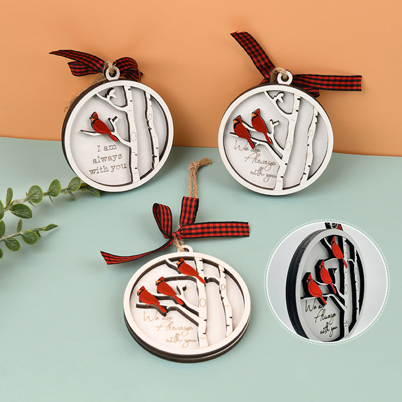 Lisslune | Handmade Memorial Ornament with Cardinals