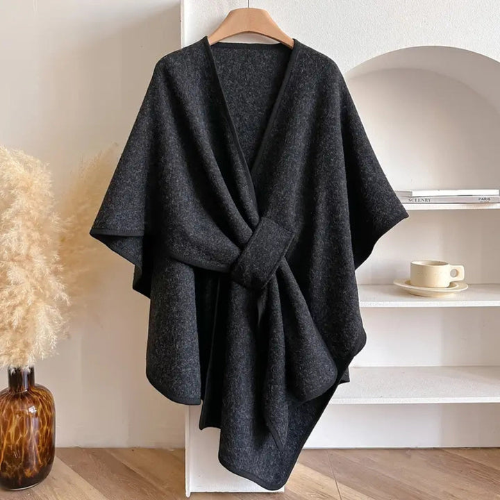 Lisslune | Luxurious Poncho Windproof Shawl Coat