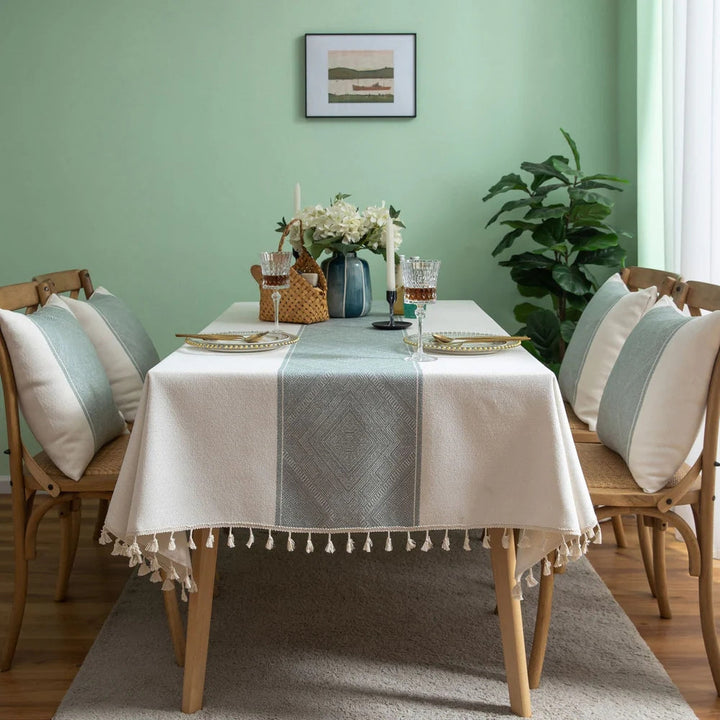 Lisslune | Glisstra Geometric Tassel Tablecloth