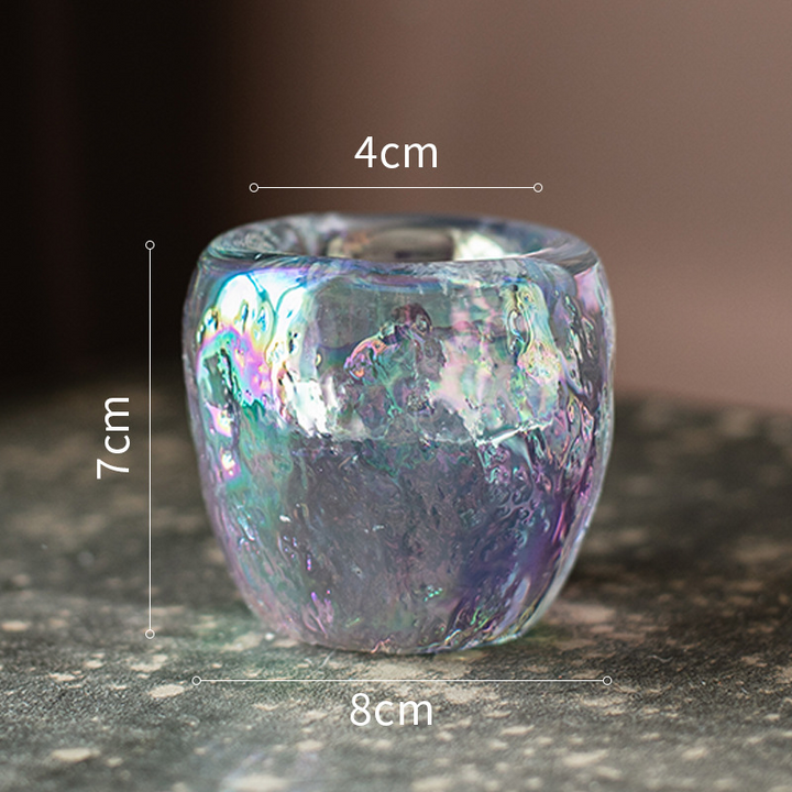 Lisslune | Glass Tealight Holder – Decorative Candle Holder made of Clear Glass for Cozy Lighting