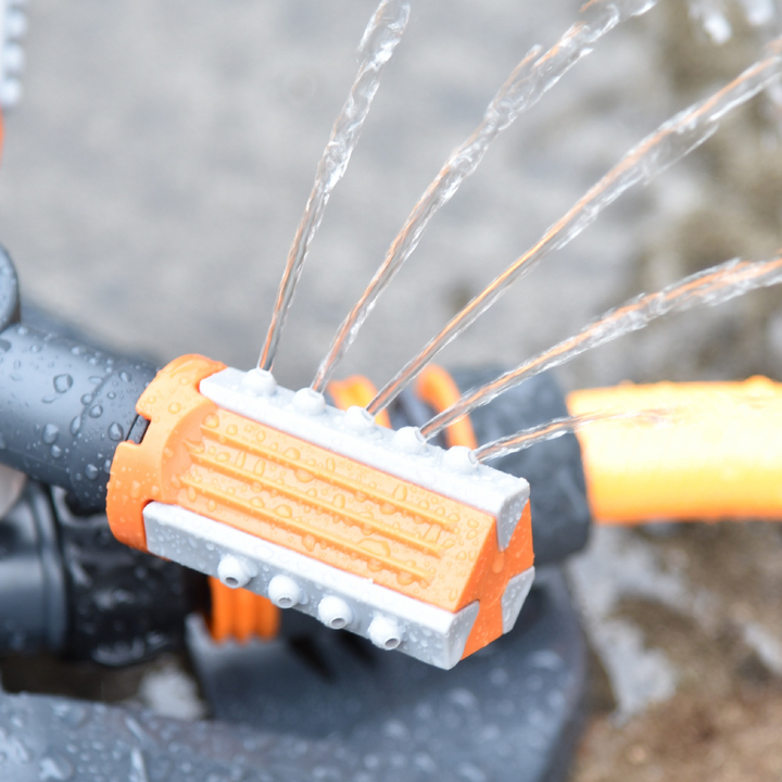 Lisslune | Rotatable Garden Sprinkler with 3 Nozzles – Efficient Watering Sprinkler for Lawns and Gardens