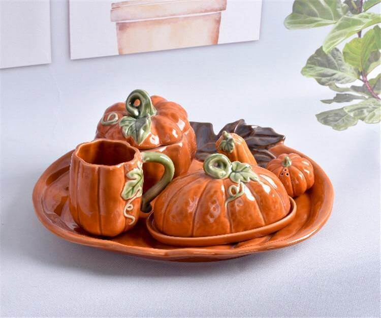 Lisslune | Pumpkin Ceramic Kitchen Mug Bowl