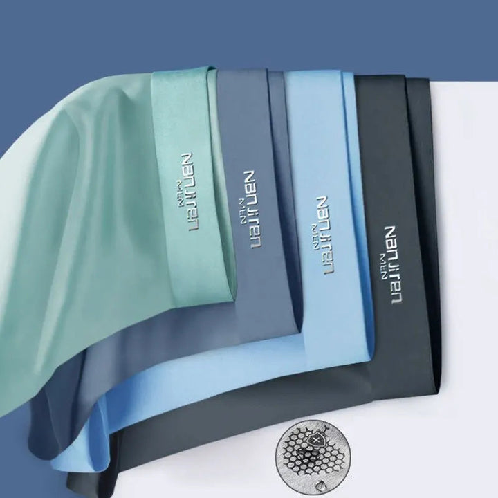 Lisslune | CoolSilk 4-Piece Ice Silk Boxers with Graphene Technology