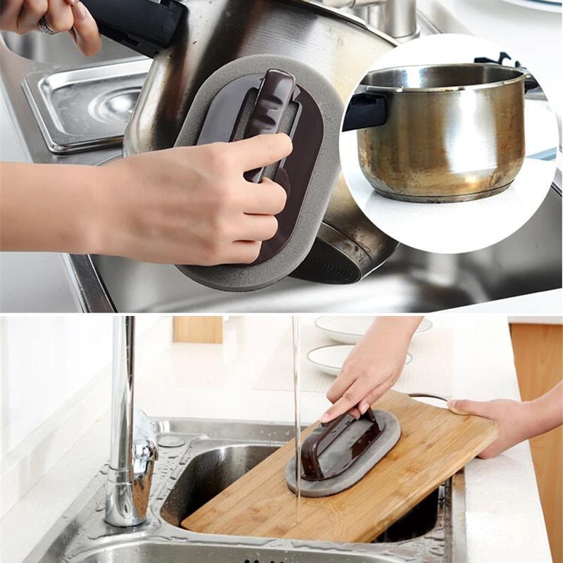 Lisslune | GripClean Ergonomic Kitchen Sponge – Effective Cleaning with Comfortable Handle