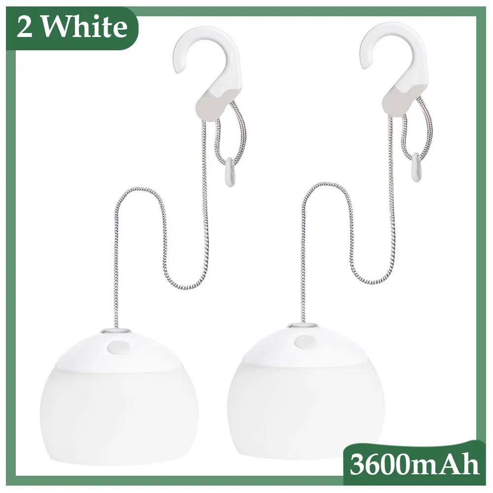 Lisslune | Retro LED Camping Lamp - Rechargeable USB Light