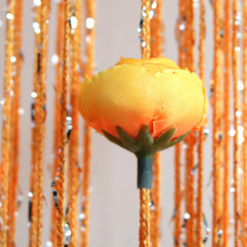Lisslune | Rose Thread Door Curtain
