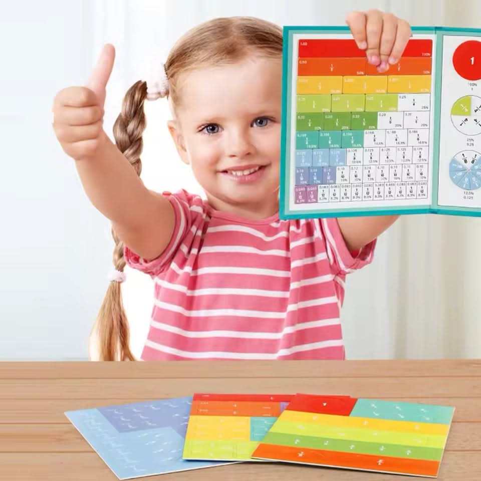 Lisslune | Magnetic Fraction Disc Set for Math Learning