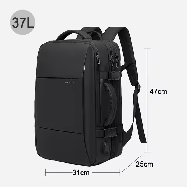 Lisslune | Waterproof Expandable Travel Backpack – Large Capacity & Anti-Theft Protection