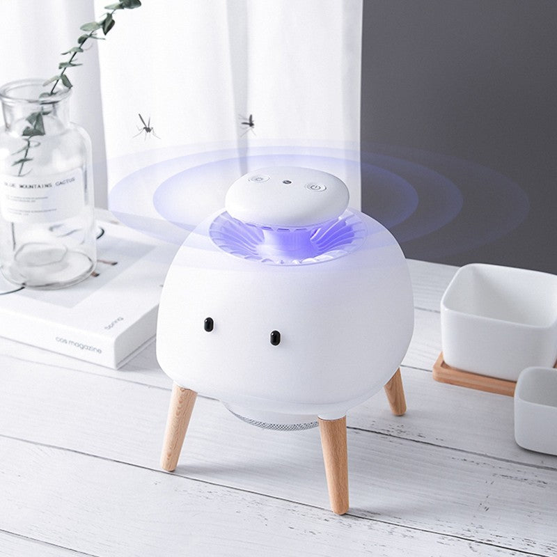 Lisslune | Electronic Indoor Physical Mosquito Killer with 360¬∞ Ring Light, Intelligent Photosensitive System, Desk Lamp Mode and Low Noise, for Home, Kitchen, Bedroom & Office