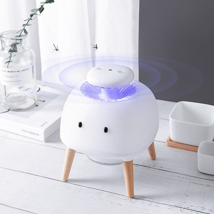 Lisslune | Electronic Indoor Physical Mosquito Killer with 360¬∞ Ring Light, Intelligent Photosensitive System, Desk Lamp Mode and Low Noise, for Home, Kitchen, Bedroom & Office