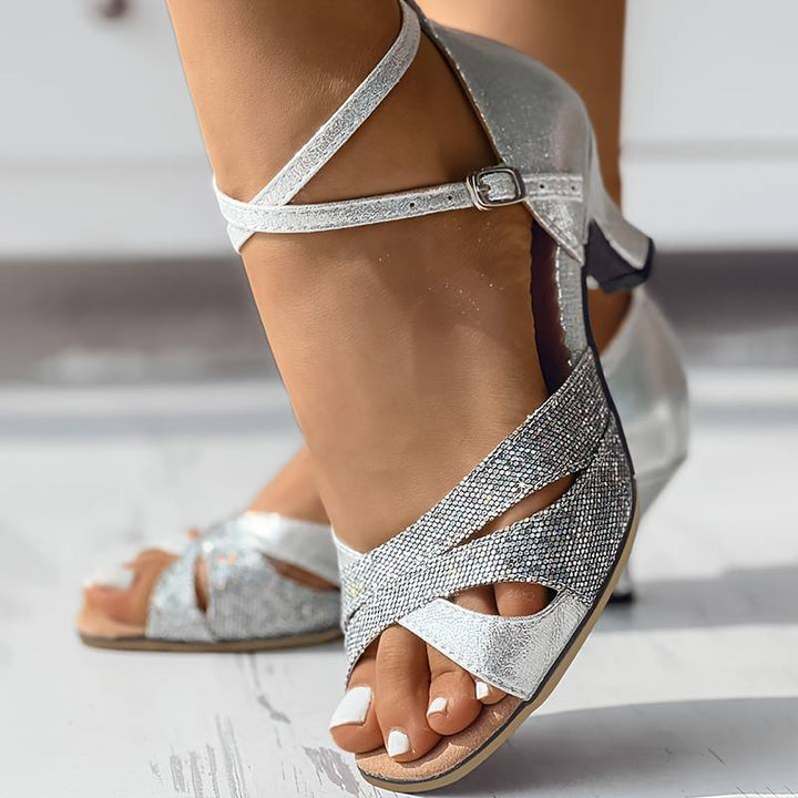 Lisslune | Elegant Heels with Sequins