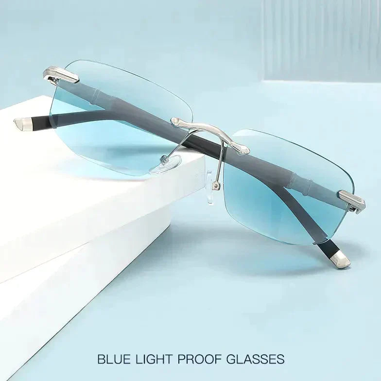 Lisslune | Sapphire High Hardness Anti-Blue Light Wide and Near Reading Glasses Sunglasses