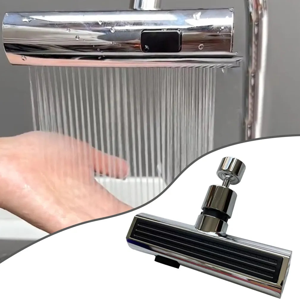 Lisslune | Universal Rotating Waterfall Sink Faucet Extension