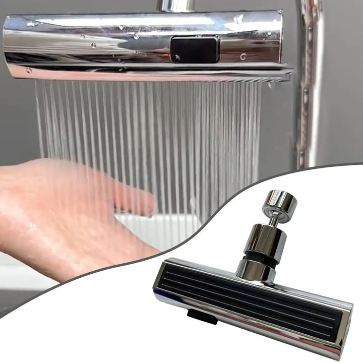 Lisslune | Universal Rotating Waterfall Sink Faucet Extension