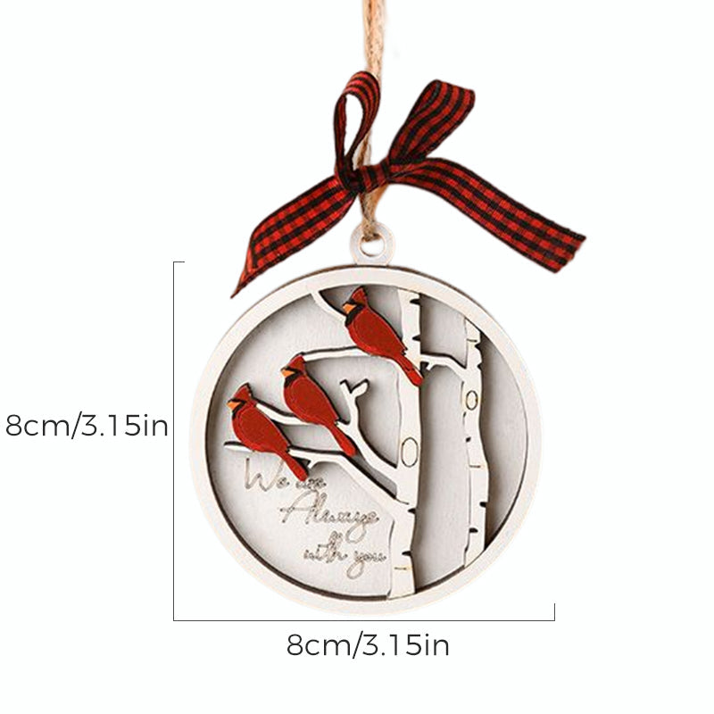 Lisslune | Handmade Memorial Ornament with Cardinals