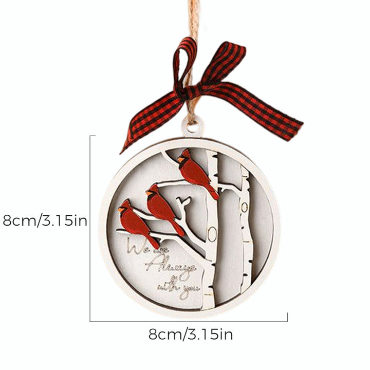 Lisslune | Handmade Memorial Ornament with Cardinals