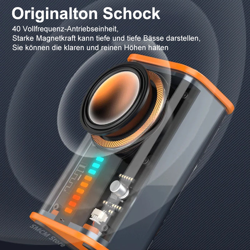 Lisslune | Transparent wireless Mecha Bluetooth speaker
