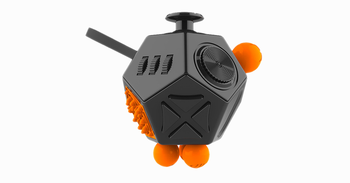 Lisslune | Fidget Dodecagon – 12-Sided Fidget Cube Relieves Stress and Anxiety Reduces Depression Cube for Children and Adults with ADHD ADD OCD Autism