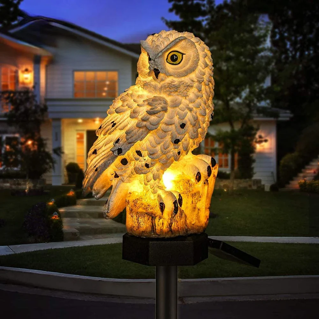 Lisslune | Solar Garden Lamps – Owl Design Outdoor Lighting with Solar Energy