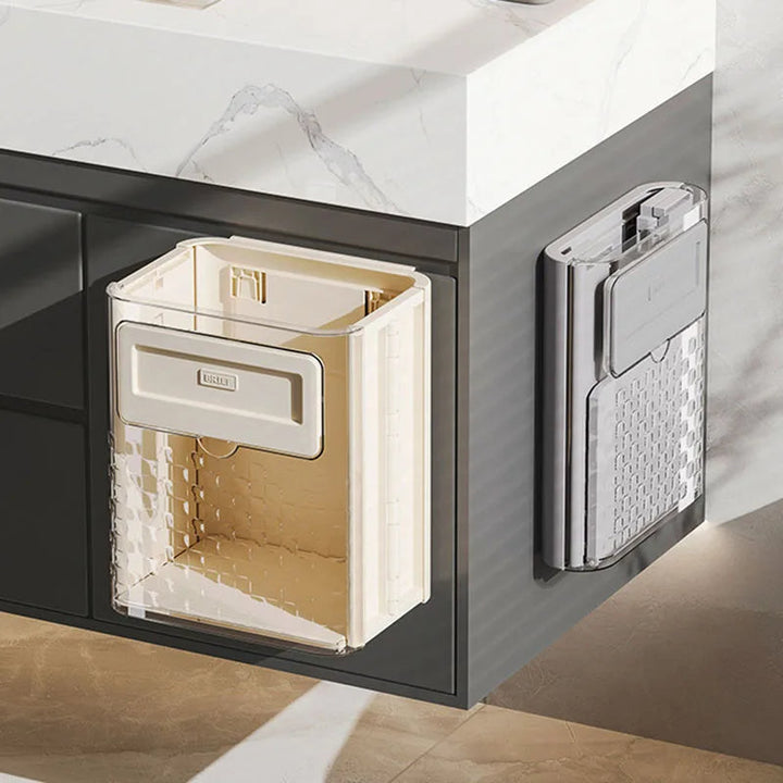 Lisslune | Space Saver Door Hanging Foldable Garbage Can