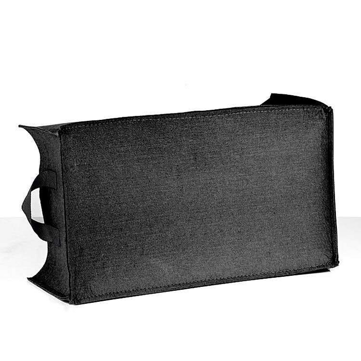 Lisslune | Foldable storage box made of felt for plants with handles