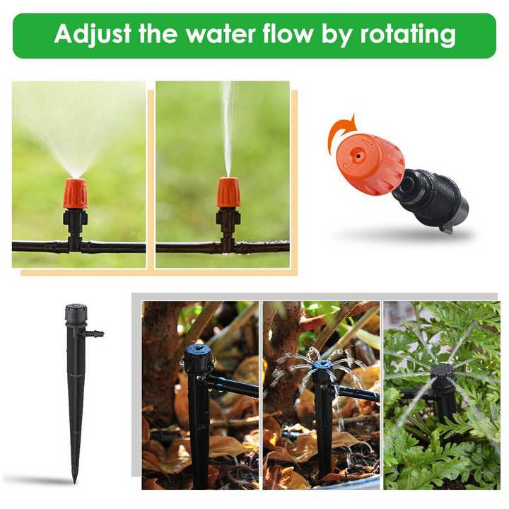 Lisslune | Automatic Irrigation System Set – Drip Irrigation for Garden Plants