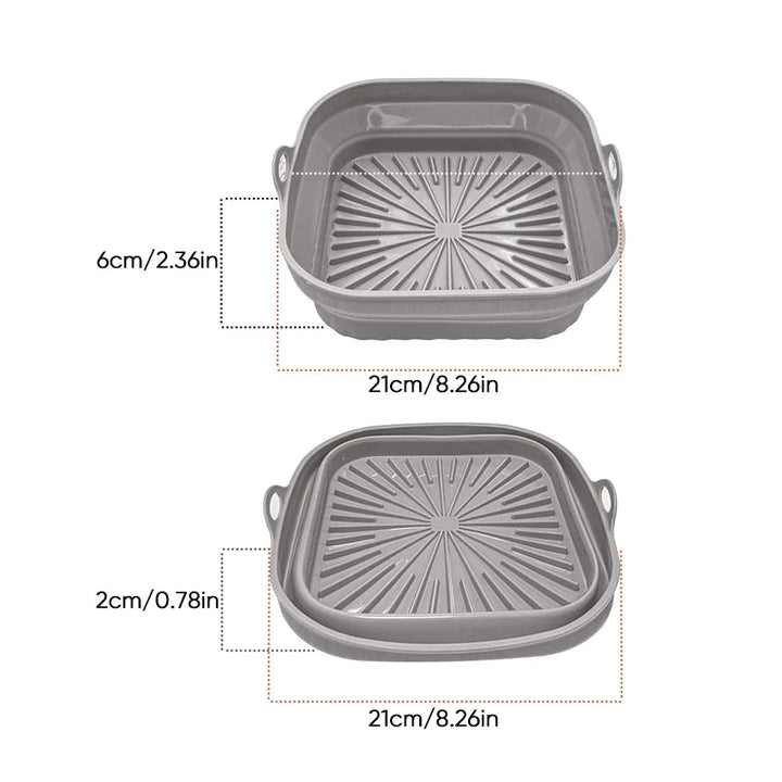 Lisslune | Hot air fryer grill pan made of silicone
