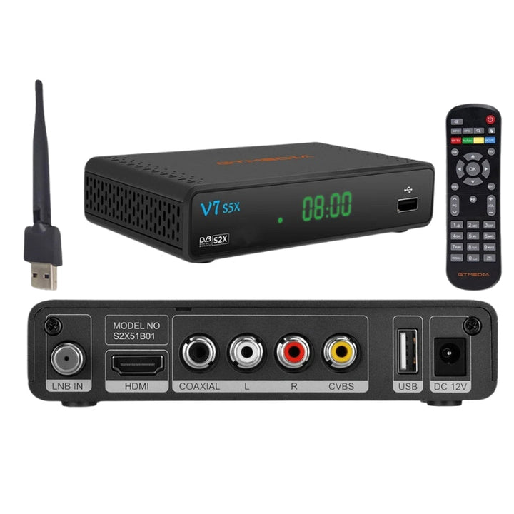 Lisslune | V7 S5X Freeview Box Recorder – HD TV Recording Device with Built-in Freeview