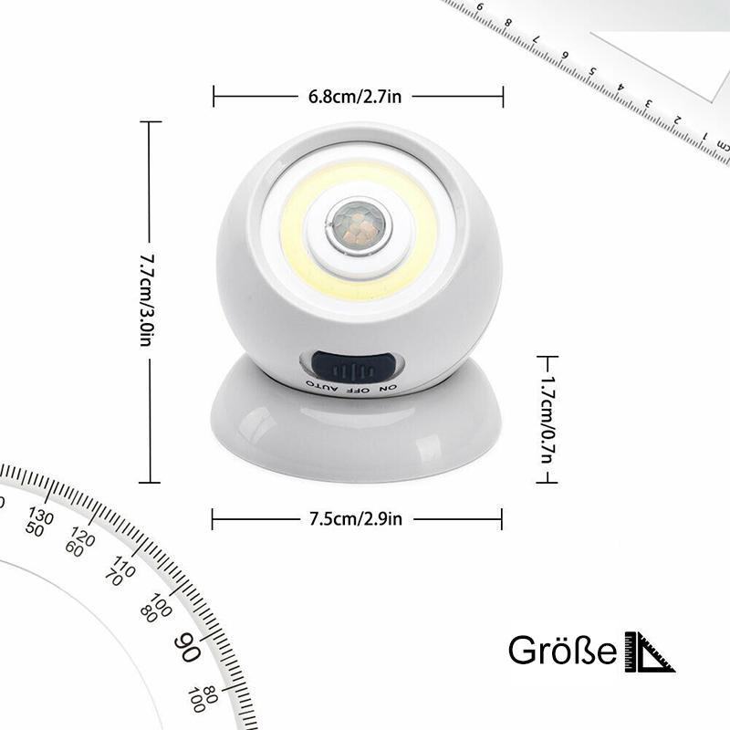Lisslune | Removable LED sensor light with USB charging