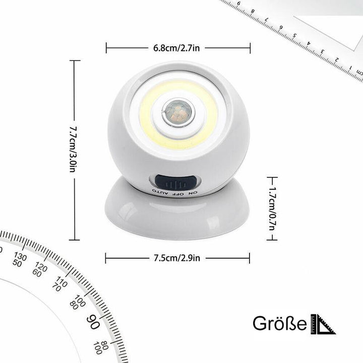 Lisslune | Removable LED sensor light with USB charging