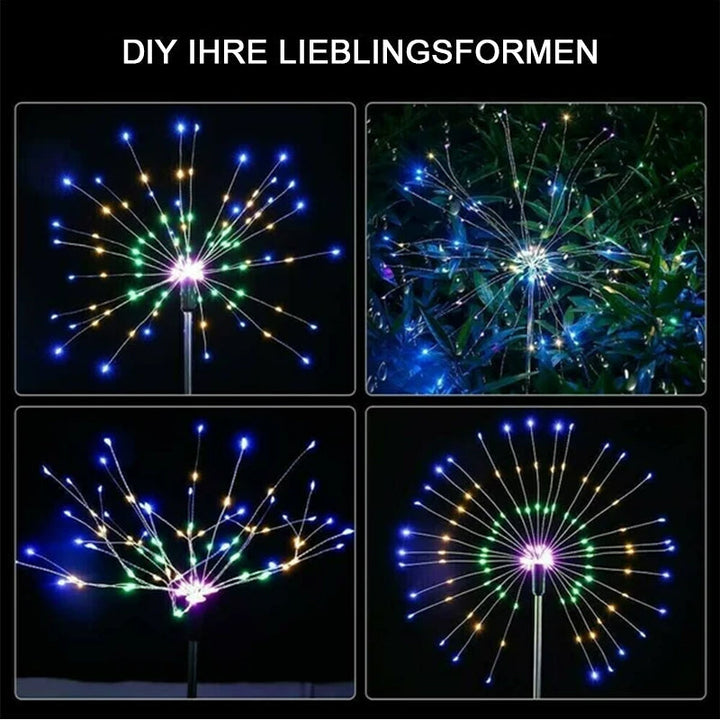 Lisslune | Waterproof Solar Garden Fireworks Lamp