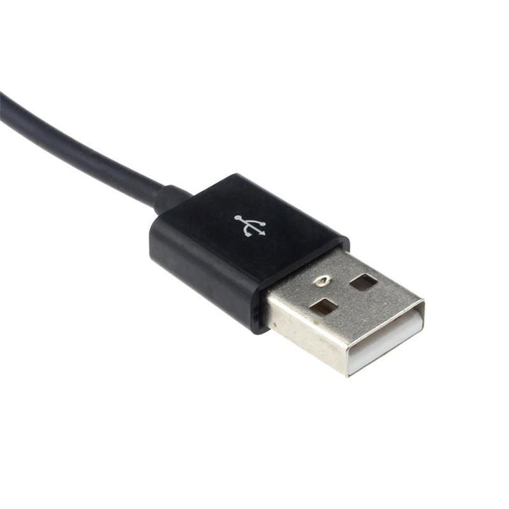 Lisslune | 4 Ports LED USB 3.0 Adapter Hub On / Off Switch for PC Laptop BK (4 USB Ports Hub Adapter, Black)