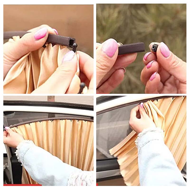Lisslune | Magnetic Car Sunshades (2/4 pieces)