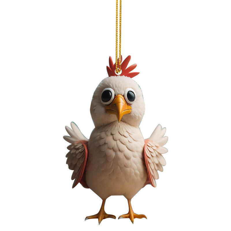 Lisslune | Cartoon Rooster Decorative Ornaments