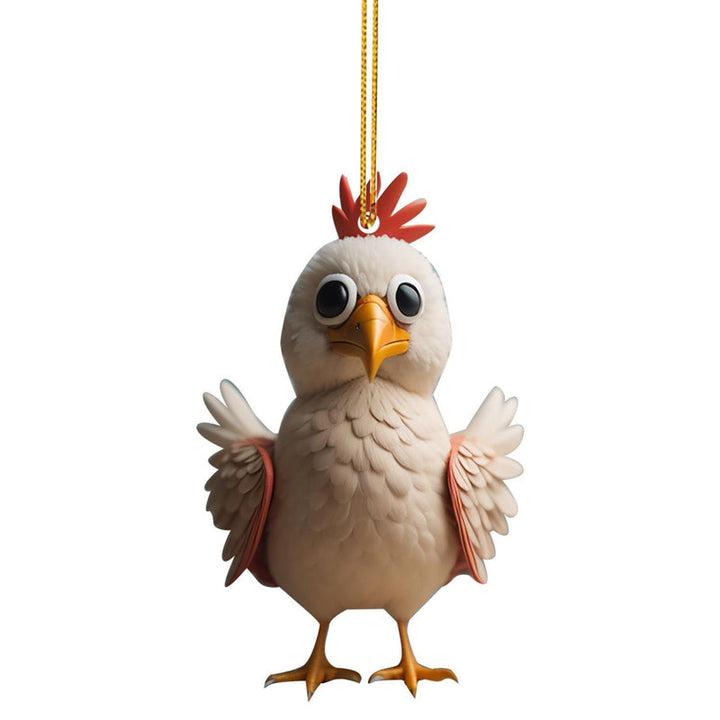 Lisslune | Cartoon Rooster Decorative Ornaments