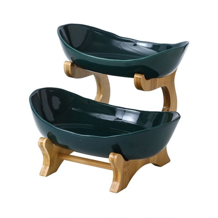 Lisslune | FruitTriad | Three-tier fruit bowl made of plastic