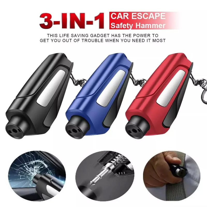 Lisslune | Improved 3 in 1 Car Window Breaker