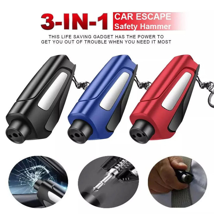 Lisslune | Improved 3 in 1 Car Window Breaker