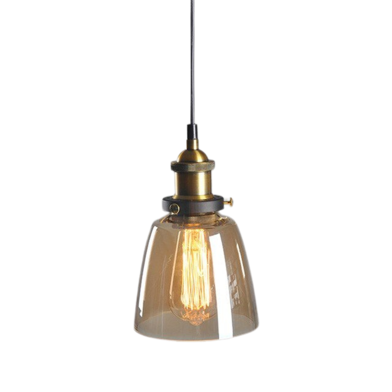 Lisslune | GlassHaven – Elegant Industrial Pendant Lamp