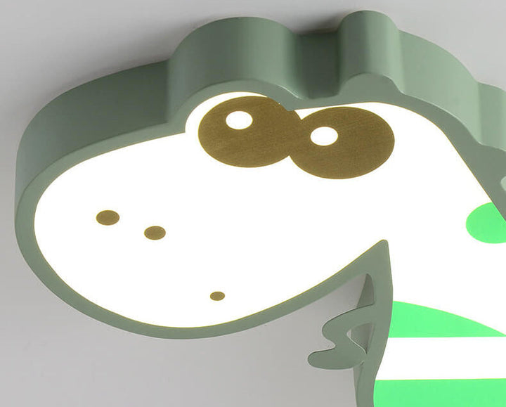 Lisslune | DinoBright LED Ceiling Light | Creative Dinosaur Design | Children's Room Lamp | Warm & White Light | Dimmable