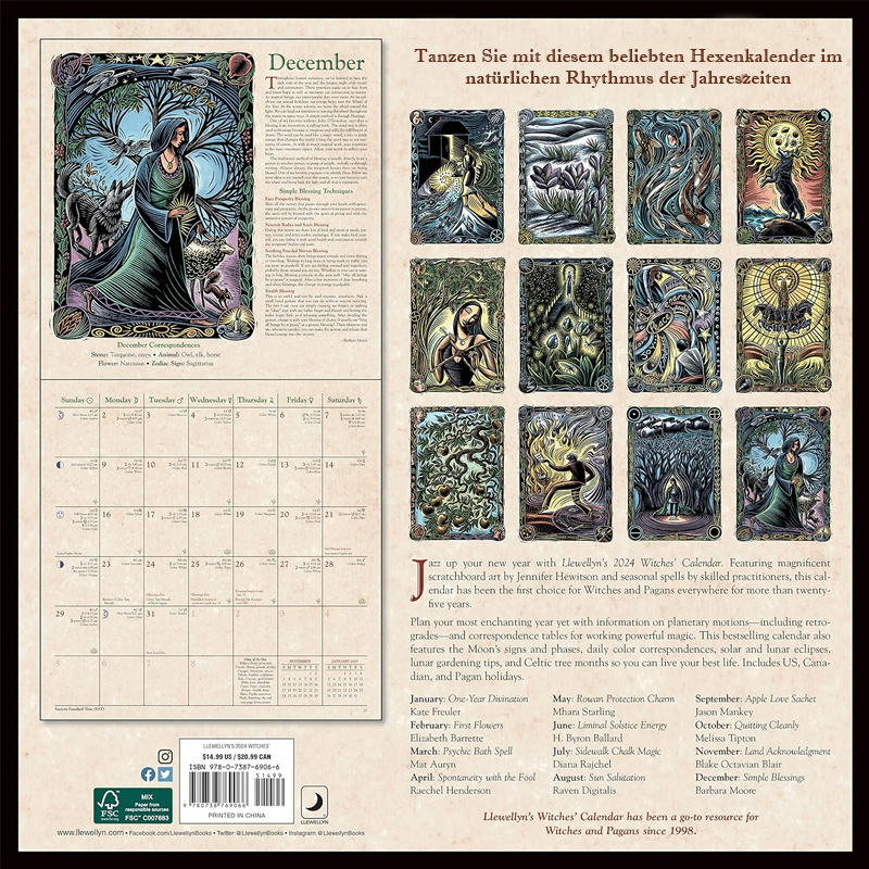 Lisslune | Witch Calendar 2025
