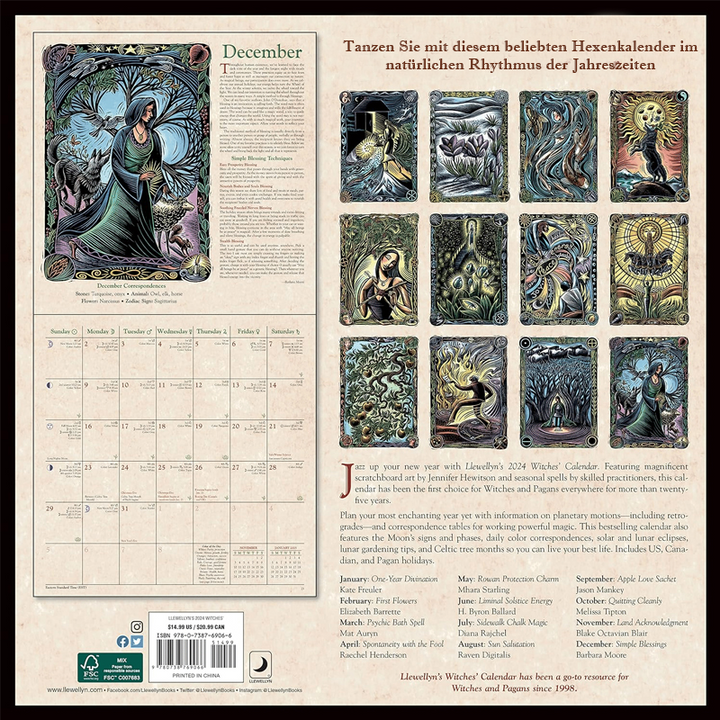 Lisslune | Witch Calendar 2025