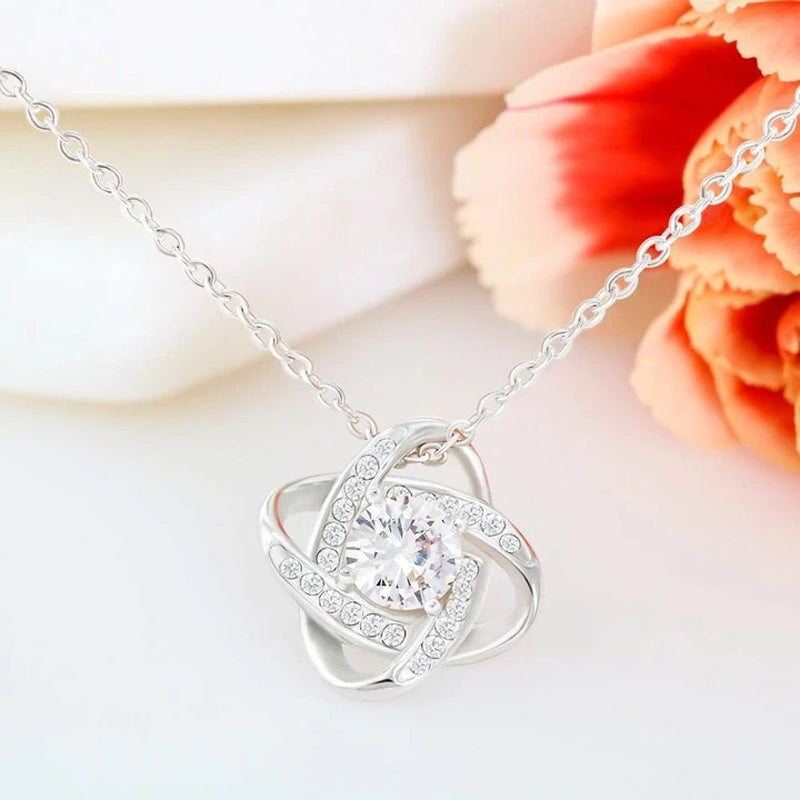 Lisslune | To my daughter dear knot necklace