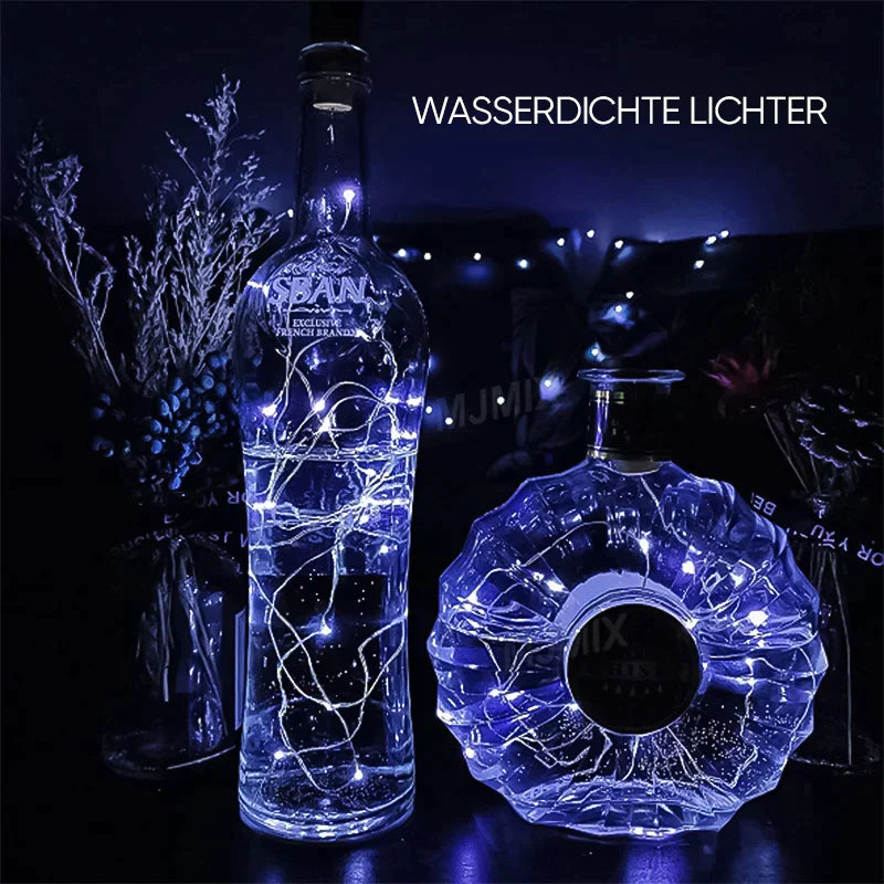 Lisslune | LED Wine Bottle Lights Cork Night Light DIY Decor Lift - Piece