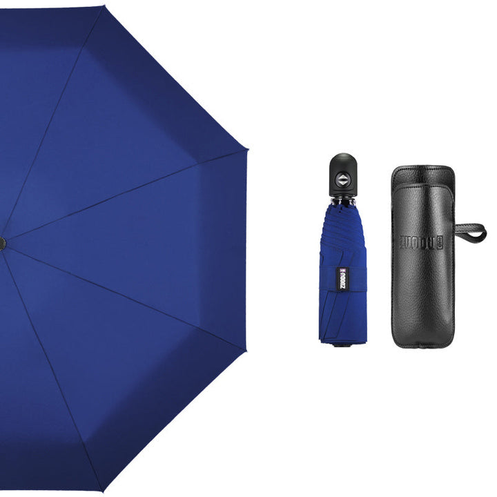 Lisslune | Super Portable Auto Open/Close Windproof Umbrella with 12 Ribs, 5-Fold & Ergonomic Handle