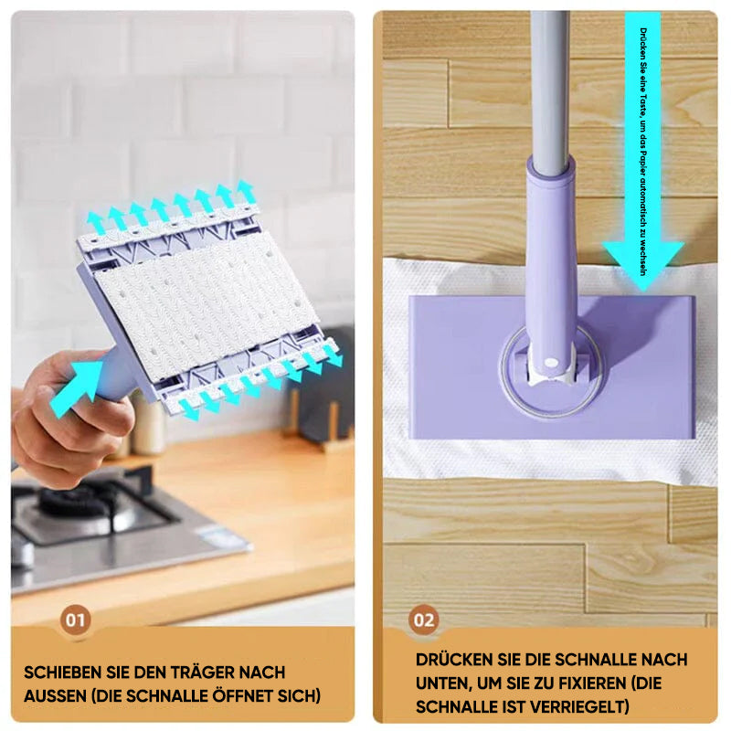 Lisslune | Mini Mop with automatic cloth change
