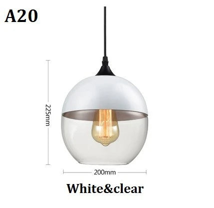 Lisslune | EternaGlow Pendant Light made of Glass and Wood | Elegant Design for Your Home